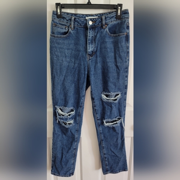 PacSun Women's Distressed Mom Jeans Medium Wash Size 27 - Picture 1 of 7
